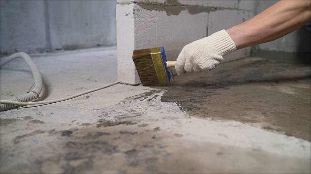 SJ Waterproofing Pros Interior Drainage System coverage map for Reston, VA and surrounding area